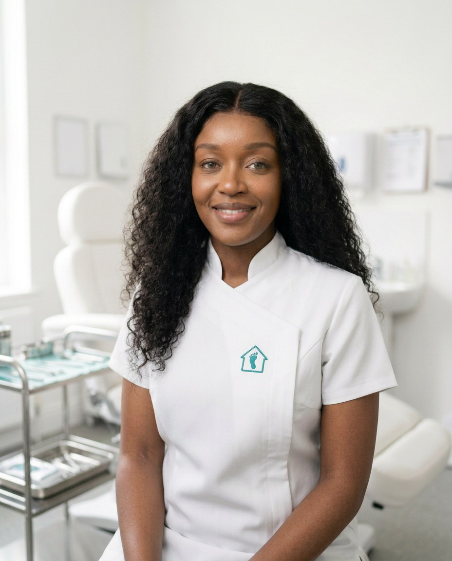 Aliane Uwase, founder and podiatrist at The Yorkshire Mobile Podiatrist.